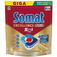 Капсули для посудомийної машини Somat Excellence 5-в-1 54 шт